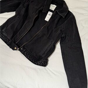 Abercrombie Slim Denim Zip Up Jacket
